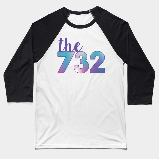 The 732 Area Code Baseball T-Shirt by emilystp23